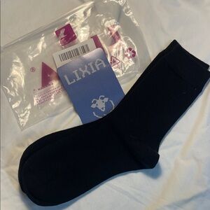Classic Black Wool Socks